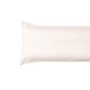 Imagem de Fronha Para Body Pillow Toque Acetinado 40X130cm Bege - Altenburg