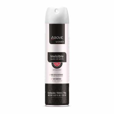 Imagem de Desodorante Aerosol Above Women 150 ml - Invisible Black or White 