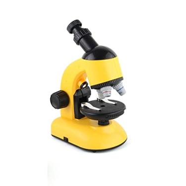 Imagem de Adaptador de microscópio ajustável 1200X giratório biológico acessórios de microscópio (cor: amarelo)