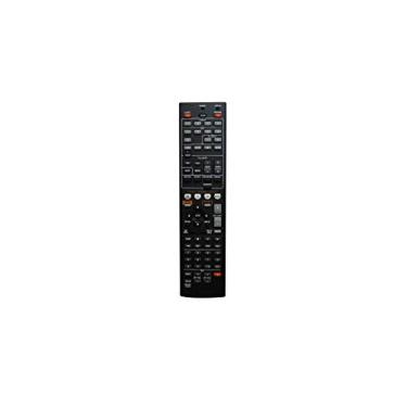 Imagem de Hotsmtbang Controle remoto de substituição para receptor digital Home Theater Yamaha RX-V465 RX-465BL RAV331 WT92670 RAV332 HTR-3064BL 5.1-Channel