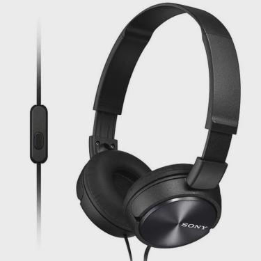 Imagem de Fone De Ouvido Sony Mdr Zx310Apbz Com Microfone E Cabo 1.2 Metros Preto