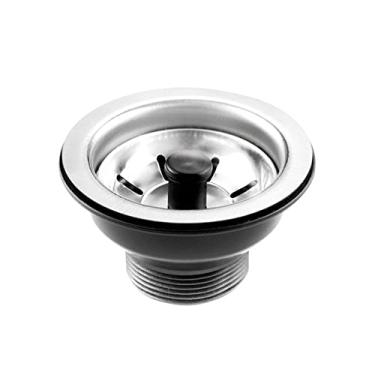 Imagem de Valvula Pia Inox 31/2 Puxador Preto Padova