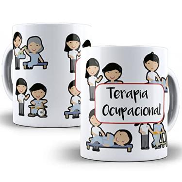 Imagem de Caneca profissão terapia ocupacional presente criativo
