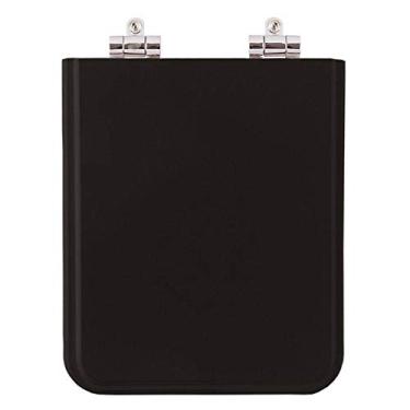 Imagem de Assento Sanitario Poliester com Amortecedor Square Preto para Vaso Incepa