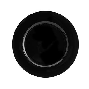 Imagem de SOUSPLAT DE PLÁSTICO OPALA PRETO 33cm