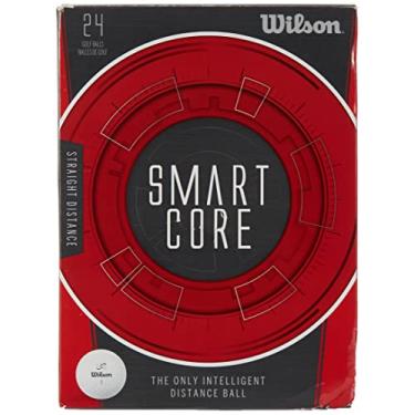 Imagem de Wilson Bola de golfe Smart Core - Pacote com 24 (branca)