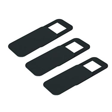 Imagem de Capa para Webcam T10 3 peças de plástico retangular ultrafino, protetor de privacidade, adesivo para obturador de câmera para celular, tablet, notebook, desktop