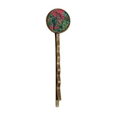 Imagem de PineFruit — Chapéu de metal retrô com folhas de céu vermelho