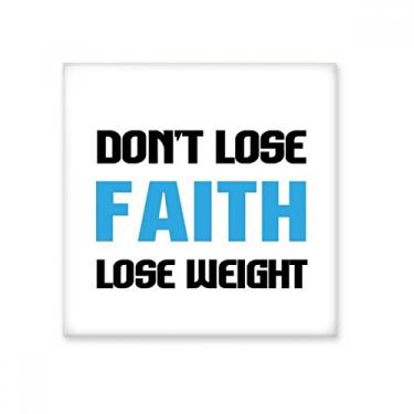 Imagem de Lose Weight Slogan Art Deco Gift Fashion cerâmica azulejo brilhante decalque de pedra adornada tijolo vitrificado