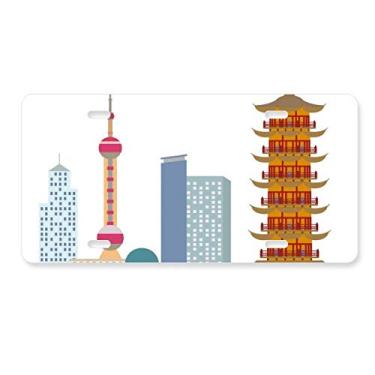 Imagem de DIYthinker China Architecture TV Tower padrão marco placa decoração aço inoxidável automóvel etiqueta