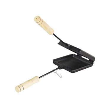 Imagem de Chapa Sanduicheira De Fogão Para Pão De Forma De Ferro Fundido - Santana