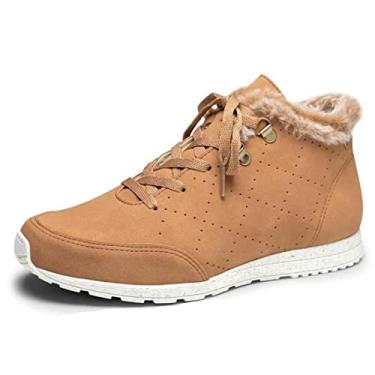 Imagem de Tênis Feminino Mississipi Abotinado com Pelos Caramelo - 34