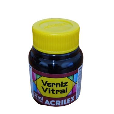 Imagem de Verniz Vitral Vermelho Carmim - 509 - Acrilex - 37Ml