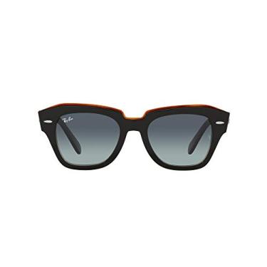 Imagem de Óculos de Sol Ray-Ban State Street 0RB2186 132241 Tam 52 / Preto - Lentes Cinza