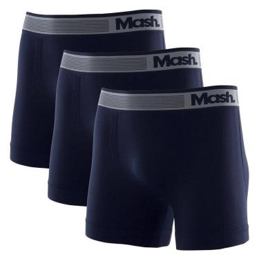 Imagem de Kit 3 Cuecas Boxer Mash Microfibra Sem Costura 710.01