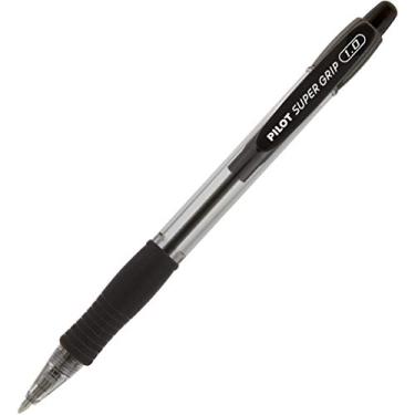 Imagem de Caneta Retrátil Emborrachada X 12 Unidades, Pilot 1410004Pr, Preto, 1 Mm