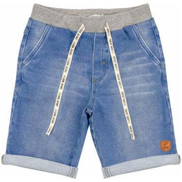 Imagem de Infantil - Bermuda Juvenil Look Jeans Moletom Jeans  menino