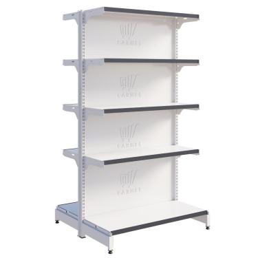 Imagem de Gôndola Fit 40 Centro 1 Inicial 2,02m Comercio Farmácia Loja - Amapá