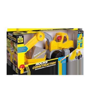 Imagem de Rocks Construction Escavadeira Caminhão Brinquedo Samba Toys