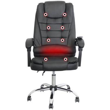 Imagem de Cadeira de Escritório Presidente Massagem e Aquecimento - Bivolt