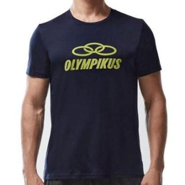 Imagem de Camiseta Olympikus Big Logo Masculina - Preto/Limão-Masculino