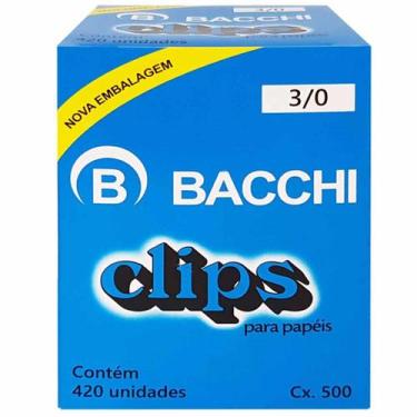 Imagem de Clips Para Papel 3/0 Bacchi 420 Unidades