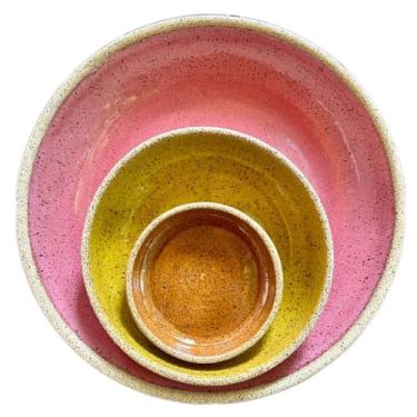 Imagem de Esmalte para Ceramica Gaia - Alta Temperatura - Tipo Reagente e Brilhante - Kit K05 MIAMI (600 ml, pincel)