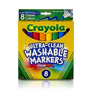 Imagem de Crayola Canetinhas laváveis de 8 ct finas