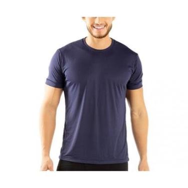 Imagem de Camiseta Fitness DelRio Masculina Manga Curta T-Shirt com Crepe-Masculino