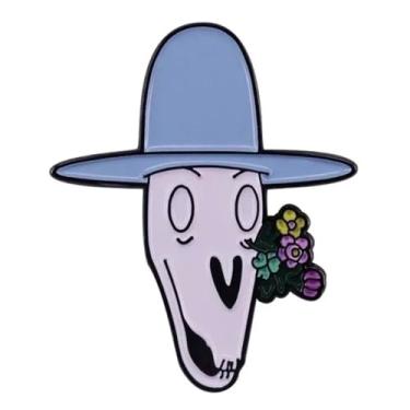 Imagem de Old Death in Bloom Land of the Dead Come Along With Me Hora de Aventura Jake Finn Desenho Animado Programa de TV Flores 3 cm Emblema de Broche Esmaltado, 1.2 Inches, Esmalte, Esmalte