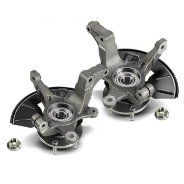 Imagem de DOUQANG 2 peças de junta de direção dianteira esquerda e direita e conjunto de cubo de rolamento de roda compatível com Ford Escape 2005-2012, para Mazda Tribute Mercury Mariner 2005-2011 Substituir