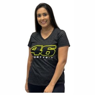 Imagem de CAMISETA BABY LOOK FEMININA VALENTINO ROSSI 46 MOTOGP-Masculino