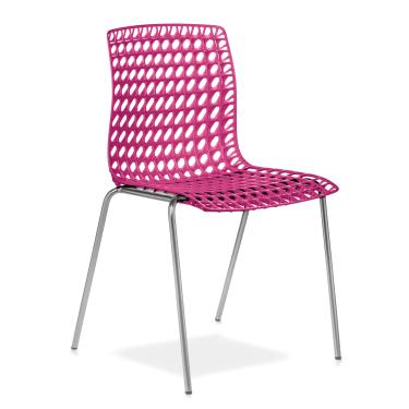 Imagem de Cadeira Moiré Chrome Rose
