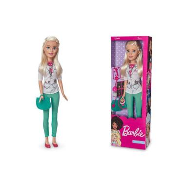Imagem de Boneca Barbie Veterinaria 65Cm Profissões Large Doll Grande