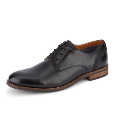 Imagem de Dockers Sapato Oxford masculino Bradford com bico liso, Preto, 42