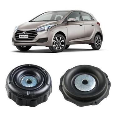 Imagem de Par Batente Amortecedor Dianteiro Hb20 2016 2017 2018 2019 - Qualykits