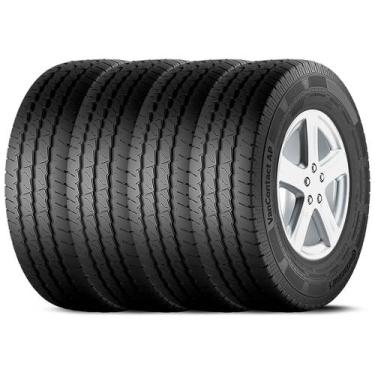 Imagem de Kit 4 Pneu Continental Aro 16 195/75r16 107/105R 8PR VanContact AP