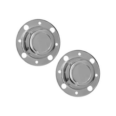 Imagem de Par Sobre Tampa Cubo de Roda Dianteira p Mercedes-Benz Atego - Fabbof