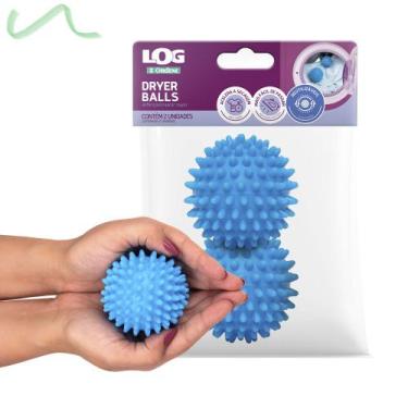 Imagem de 2 Bolinhas P/ Secar Roupas Maquina Secadora Acelera Secagem - Ordene