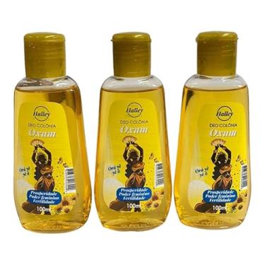 Imagem de Meta Atacado, Kit 3 Colônia Iemanjá Iansã Oxum Halley 100ml- Escolha Orixá Cor:Kit 3 Deo-Colônia Oxum