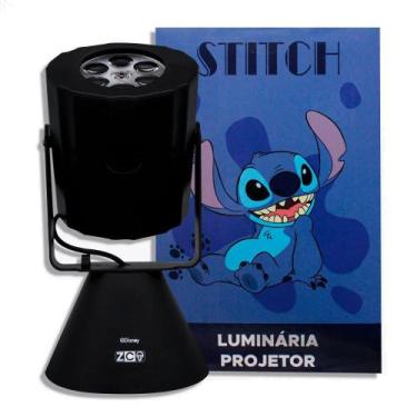 Imagem de Luminária Stitch Projetor Luzes LED Disney Portátil A Pilha - ZC, Pret