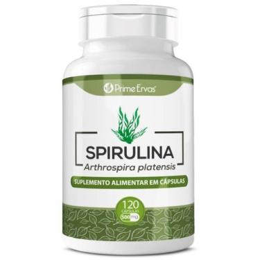 Imagem de Spirulina 500mg 120cps Prime Ervas - Fitoprime