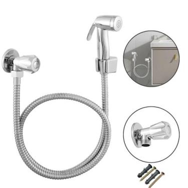 Imagem de Ducha Higiênica Em Abs Soft Cromada Mangueira 1,2 Metros - GS METAIS