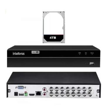 Imagem de Dvr 16 Canais Gravador Digital De Video Mhdx 1216 Intelbras 127/220+Hd