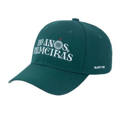 Imagem de Boné supercap palmeiras 110 anos, UN, Verde