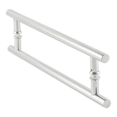 Imagem de Puxador Porta Pivotante 40cm Aço Inox Tubular Redondo - Decorplace, Po