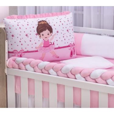 Imagem de Kit Berço Luxo 10 Peças Americano E Nacional Menina E Menino - Kolin E