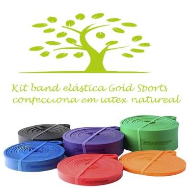 Imagem de Kit Super Bandas Elásticas Gold Sports Resistência Cross Trainner AD -