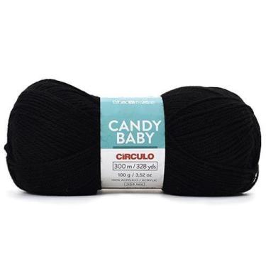 Imagem de Fio Candy Baby Círculo 100g, 8990 - PRETO