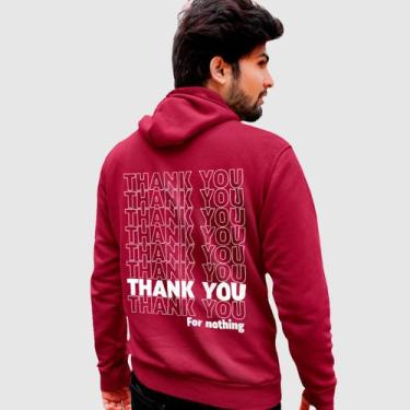 Imagem de Blusa Moletom Genuine Grit Masculina Estampada Algodão 30.1 Thank You 